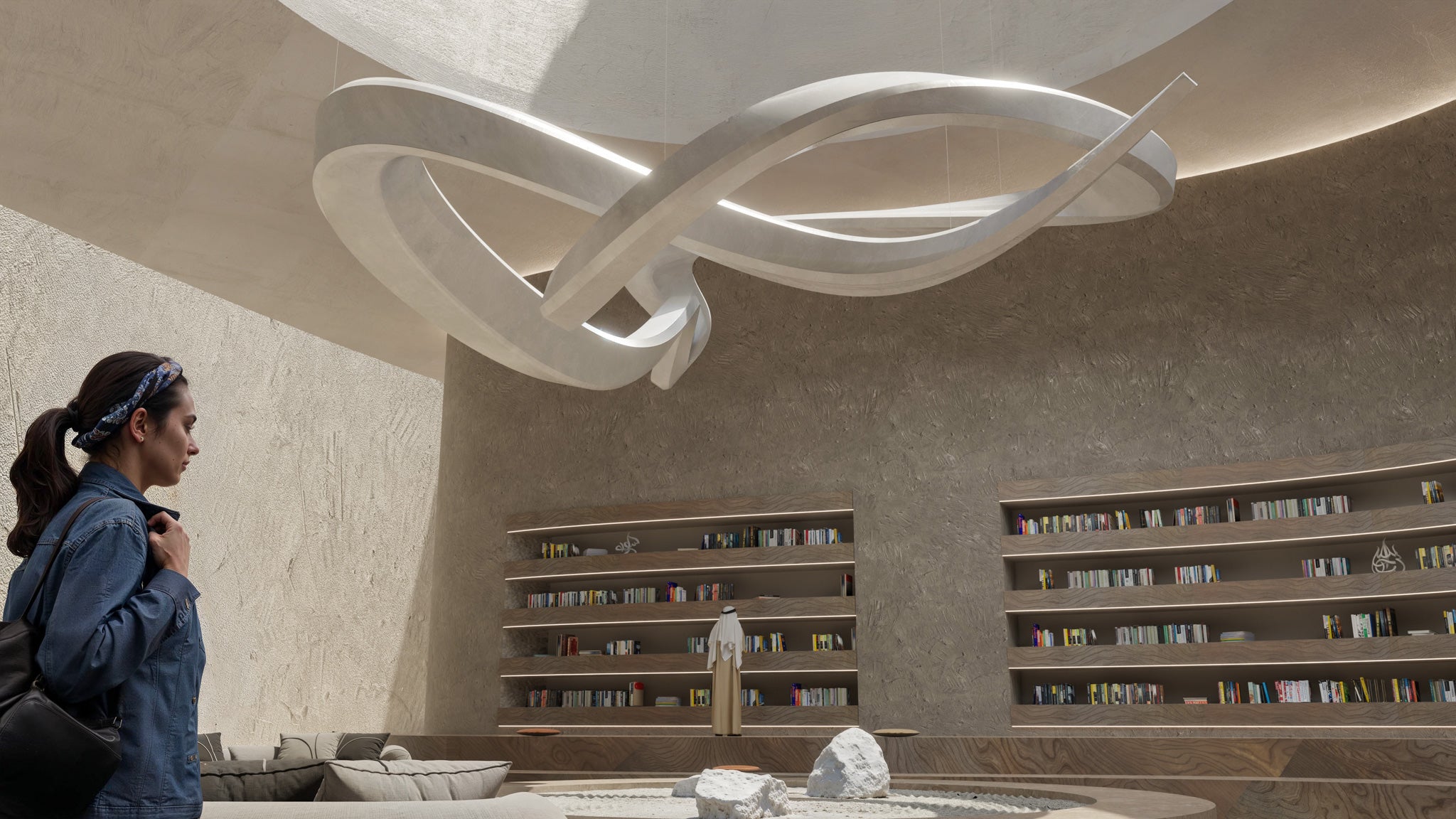 Reading Space Hanging Installation