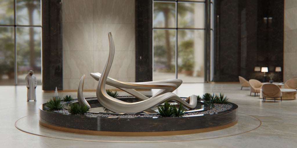 Lobby Landmark Sculpture - Hayat