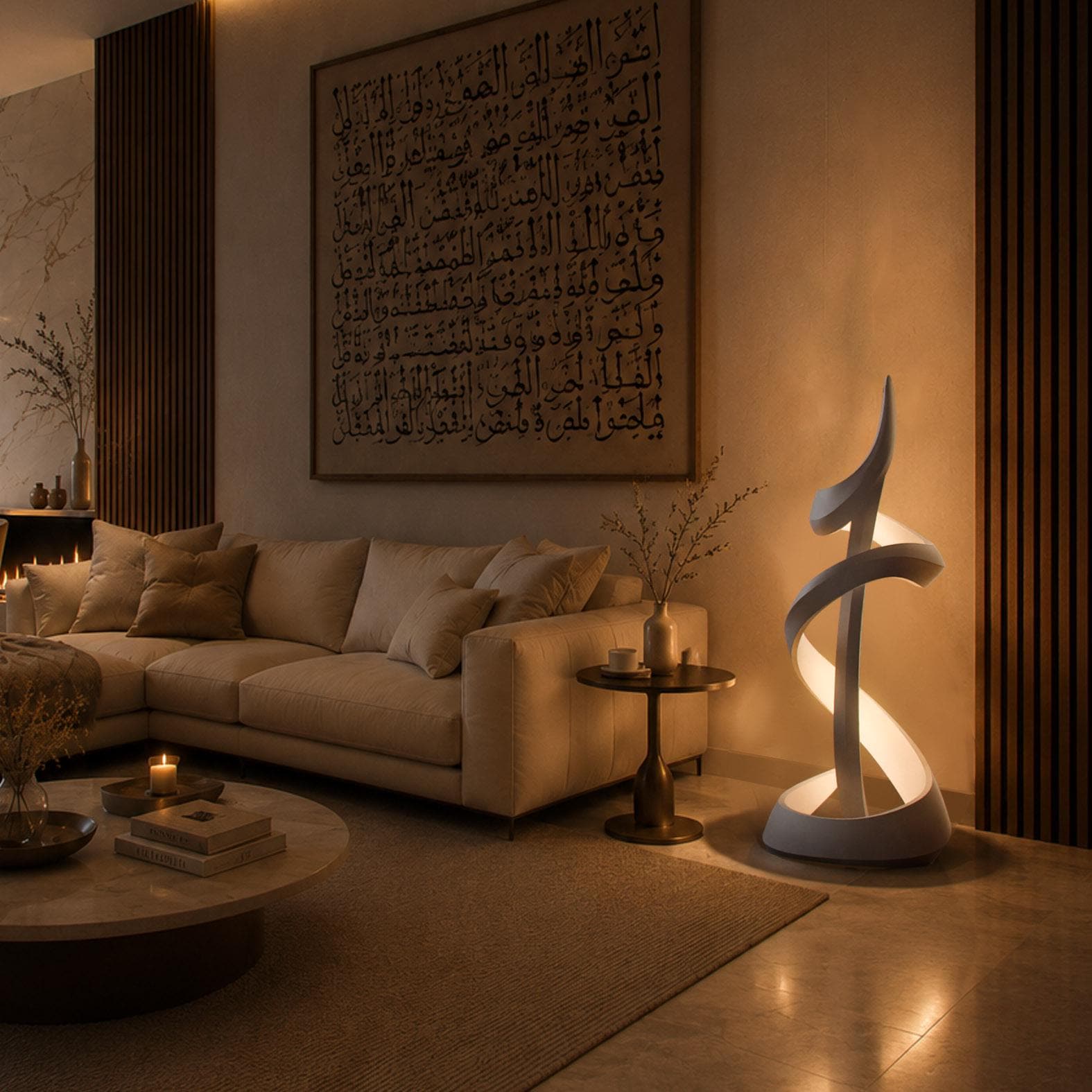 Al-Hayy Light Sculpture