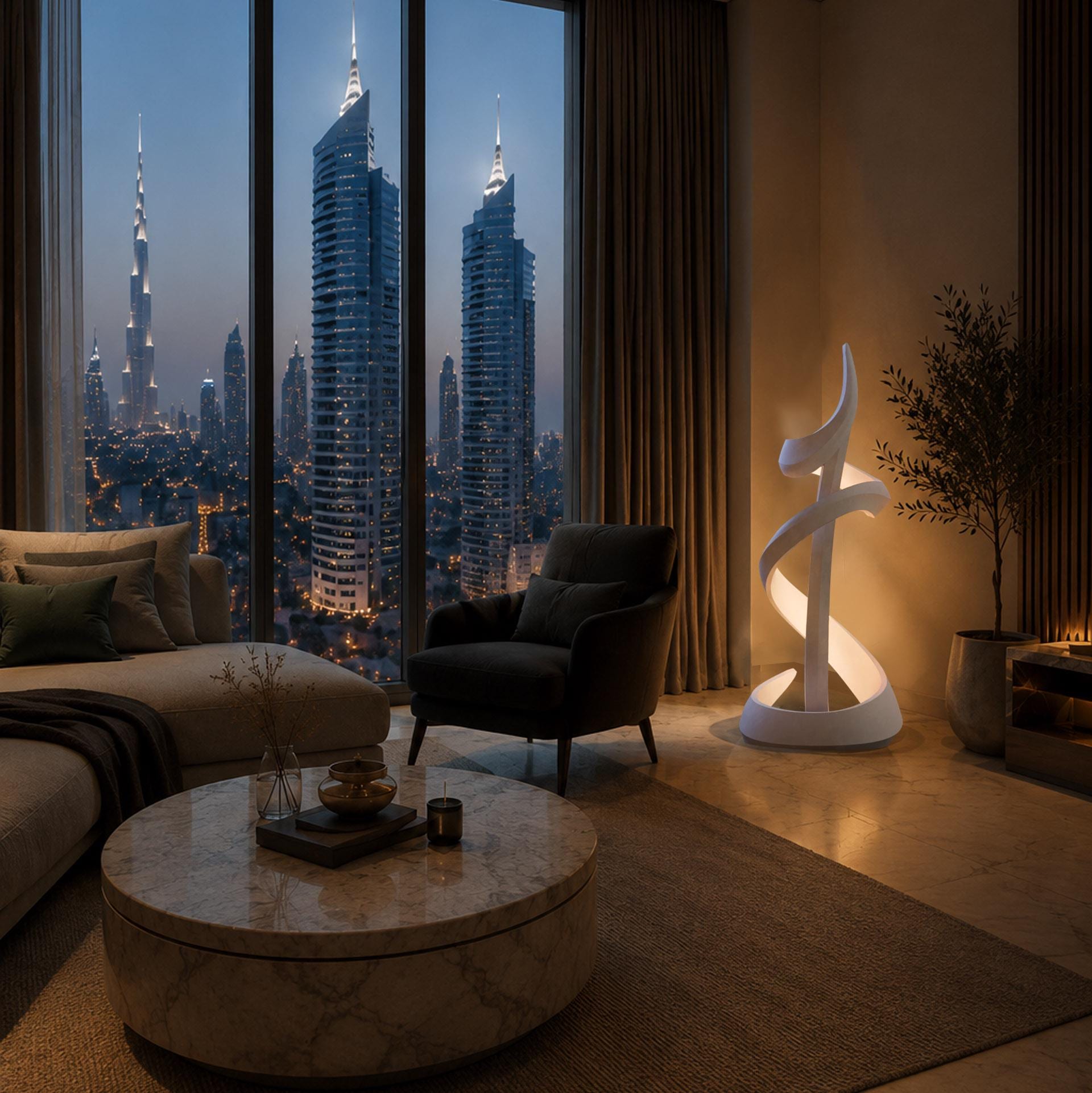 Al-Hayy Light Sculpture